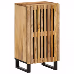 vidaXL Buffet 40x34x75 cm bois de manguier massif brut meuble de rangement meuble de rangement de cuisine placard meuble 3775 ...
