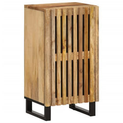vidaXL Buffet 40x34x75 cm bois de manguier massif brut meuble de rangement meuble de rangement de cuisine placard meuble 377554