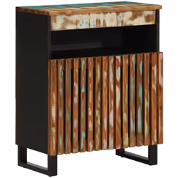 Ce buffet robuste de style industriel constitue un supplément intemporel à votre salon ou à votre chambre à coucher. Matériau ...