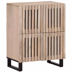 Ce buffet robuste de style industriel constitue un supplément intemporel à votre salon ou à votre chambre à coucher. Cadre ro ...