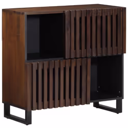 Ce buffet robuste de style industriel constitue un supplément intemporel à votre salon ou à votre chambre à coucher. Cadre ro ...