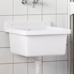 Ce lavabo pratique et compact convient aussi bien à l’intérieur qu’à l’extérieur. Matériau durable : le lavabo utilitaire est ...