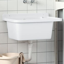 Vidaxl - vier utilitaire pour montage murale blanc 60x40x28 cm résine