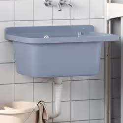 Ce lavabo pratique et compact convient aussi bien à l’intérieur qu’à l’extérieur. Matériau durable : le lavabo utilitaire est ...