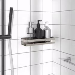 Maximisez l'espace de votre douche et gardez vos objets essentiels bien rangés et organisés grâce à cette étagère de douche p ...