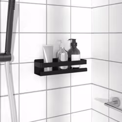 Maximisez l'espace de votre douche et gardez vos objets essentiels bien rangés et organisés grâce à cette étagère de douche p ...