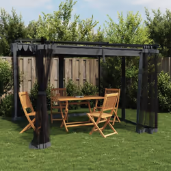 Créez des moments inoubliables : rassemblez-vous, détendez-vous et profitez des moments avec votre famille sous ce gazebo ! C ...