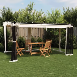 Créez des moments inoubliables : rassemblez-vous, détendez-vous et profitez des moments avec votre famille sous ce gazebo ! C ...