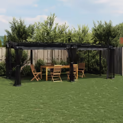 Créez des moments inoubliables : rassemblez-vous, détendez-vous et profitez des moments avec votre famille sous ce gazebo ! C ...