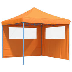 Tente de réception pliable escamotable avec 2 parois latérales Vidaxl