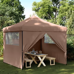 Cette tente de fête pliable pop-up avec parois latérales est idéale pour un large éventail d’événements en plein air, tels qu ...