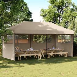 Cette tente de fête pliable pop-up avec parois latérales est idéale pour un large éventail d’événements en plein air, tels qu ...