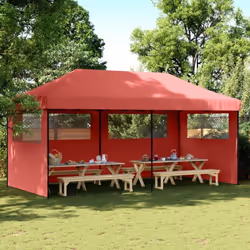 Cette tente de fête pliable pop-up avec parois latérales est idéale pour un large éventail d’événements en plein air, tels qu ...