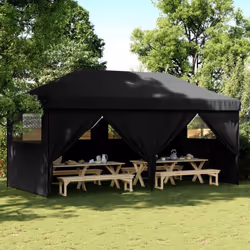 Cette tente de fête pliable pop-up avec parois latérales est idéale pour un large éventail d’événements en plein air, tels qu ...