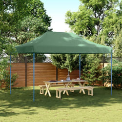 Vidaxl - Tente de réception pliable escamotable vert 440x292x315 cm