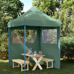 Cette tente de fête pliable pop-up avec parois latérales est idéale pour un large éventail d'événements en plein air, tels qu ...