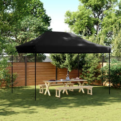Vidaxl - Tente de réception pliable escamotable noir 410x279x315 cm