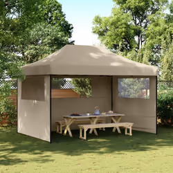 Cette tente de fête pliable pop-up avec parois latérales est idéale pour un large éventail d’événements en plein air, tels qu ...