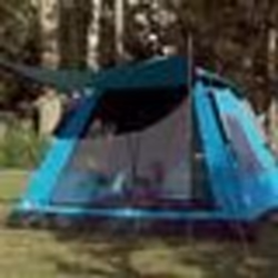 vidaXL Tente de camping à dôme 5 personnes bleu libération rapide