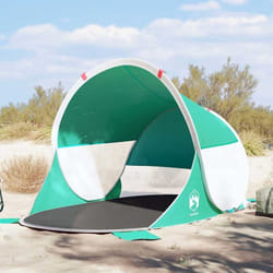 Tente de plage vert d'eau escamotable imperméable - Vidaxl