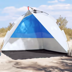 Cette tente de plage vous offre, à vous ainsi qu'à vos amis, un abri douillet pendant les fortes chaleurs de l'été, ou bien v ...