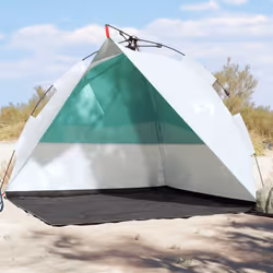 Cette tente de plage vous offre, à vous ainsi qu'à vos amis, un abri douillet pendant les fortes chaleurs de l'été, ou bien v ...