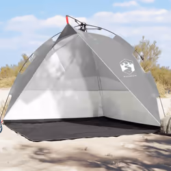 Cette tente de plage vous offre, à vous ainsi qu'à vos amis, un abri douillet pendant les fortes chaleurs de l'été, ou bien v ...