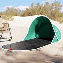 Tente de plage vert d'eau escamotable imperméable - Vidaxl