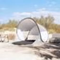 vidaXL Tente de plage 2 personnes gris escamotable imperméable
