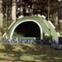 vidaXL Tente de camping 3 personnes vert libération rapide