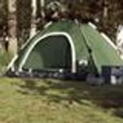 vidaXL Tente de camping 5 personnes vert libération rapide