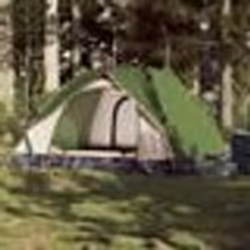 vidaXL Tente de camping à dôme 3 personnes vert libération rapide