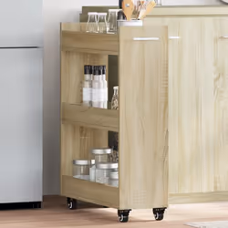 Cette armoire classique est doté de roues pivotantes pour une mobilité aisée et offre suffisamment d'espace pour placer vos b ...