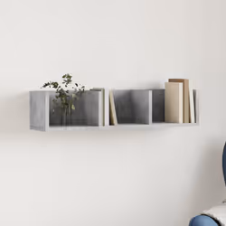 VidaXL 840435 étagères Bois Gris