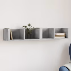 VidaXL 840450 étagères Bois Gris
