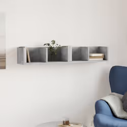 VidaXL 840450 étagères Bois Gris