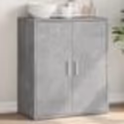vidaXL Buffet gris béton 60x31x70 cm bois d'ingénierie
