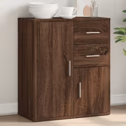 Ce buffet robuste est conçu pour être un point de mire de votre pièce avec un design tendance mais pratique. Matériau durable ...