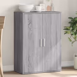vidaXL Buffet sonoma gris 60x31x84 cm bois d'ingénierie