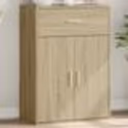 vidaXL Buffet chêne sonoma 60x30x84 cm bois d'ingénierie