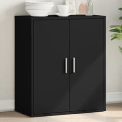 Vidaxl - Buffet noir 79x38x80 cm bois d'ingénierie