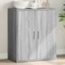 vidaXL Buffet sonoma gris 79x38x80 cm bois d'ingénierie