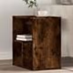 vidaXL Tables d'appoint 2 pcs chêne fumé 50x30x50 cm bois d'ingénierie