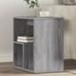 vidaXL Tables d'appoint 2 pcs sonoma gris 50x30x50cm bois d'ingénierie