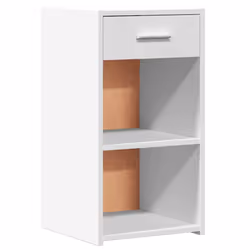 VidaXL 840577, Blanc, Bois, 350 mm, 340 mm, 650 mm, 2 pièce(s)