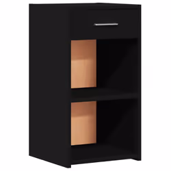 VidaXL 840579 Table de nuit et table de chevet Noir - Vue supplémentaire 4