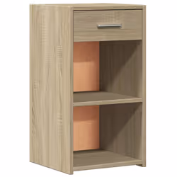 VidaXL 840581 Table de nuit et table de chevet Chêne - Vue supplémentaire 4