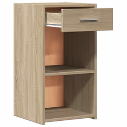VidaXL 840581 Table de nuit et table de chevet Chêne - Vue supplémentaire 5