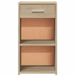 VidaXL 840581 Table de nuit et table de chevet Chêne - Vue supplémentaire 6