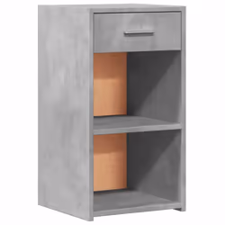 VidaXL 840583, Couleur du béton, Bois, 350 mm, 340 mm, 650 mm, 2 pièce(s)